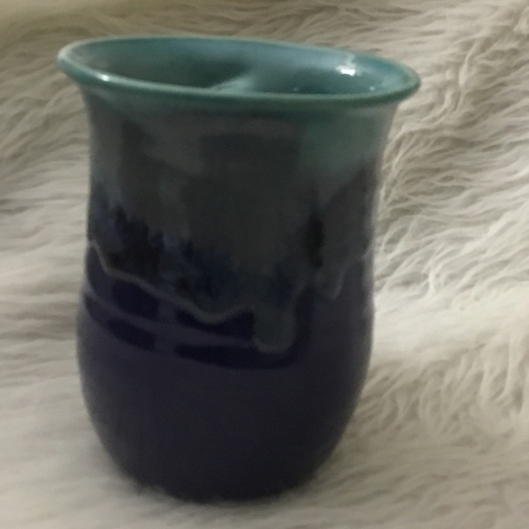 Boho blue coffee tea cup - Picture 3 of 13